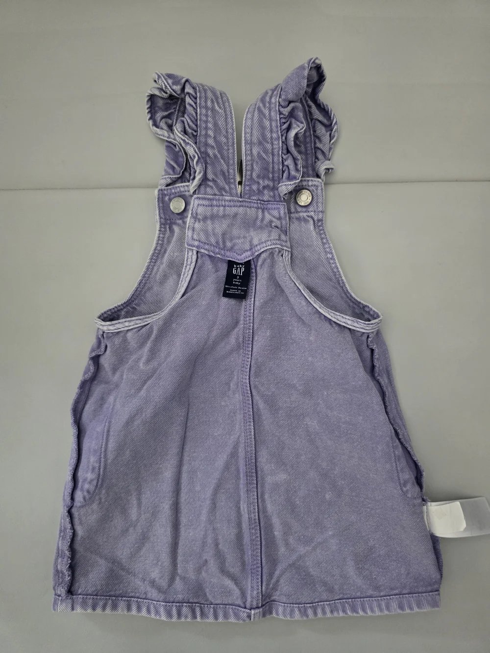 (VGUC) GAP / babyGAP UltraSoft Denim Skirtall - Warm Violet - Size: 3T / 3 years